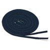 Benchmark Basics Navy Blue 30" Round Waxed Cotton Shoelaces |