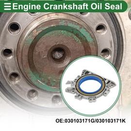 Motoforti Volkswagen Golf IV 1.4/1.6 16V / 1.6 FSI / 1.9 TDI 1999-2005 No 030103171G/030103171K Crankshaft Seal with Flange Main Gasket