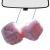 Car Fuzzy Dice - 1 Pair Plush Car Interior Dice