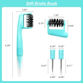 Gocreate Mint Die Cut Brush Pick & Poker Cleaning Tool, Basic Craft Tools & Accessaries for Scrapbooking Compatible with Sizzix & Spellbinder Die Cut Machine