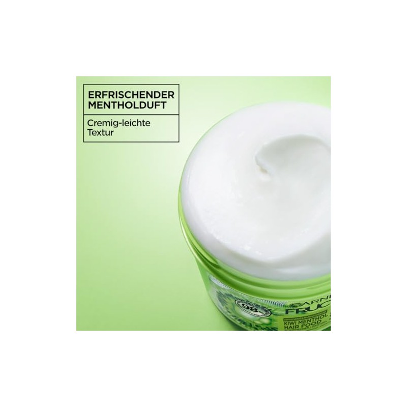 Garnier Fructis Refreshing Kiwi Menthol Hair Food, Multi-Use Hair Mask