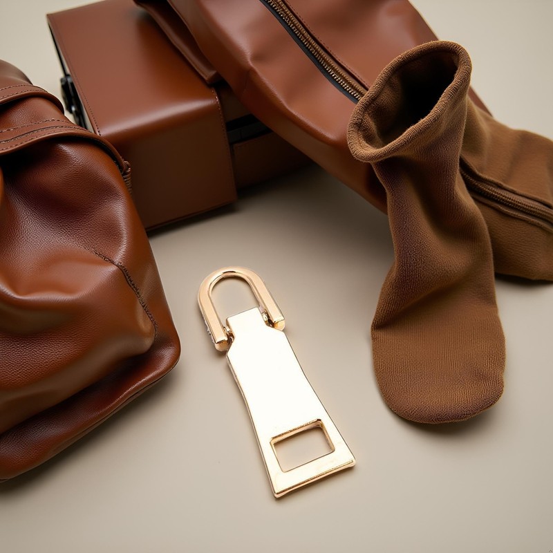 Gold Zipper Pull Replacement Zipper Repair, Slider Pull Tab, for