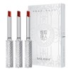 3 Kit Labial Mate Rojo Labiales Lápiz Labial Larga Duración