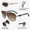Oversized Classic Sunglasses Gradient Colour,Men's Command Aviator Metal Reading Glasses