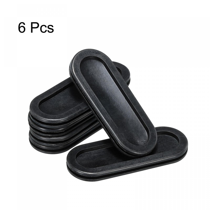 sourcing map Pack of 6 Rubber Grommets Holder Size 35
