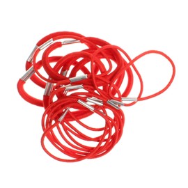 18 Thick And Thin Red Hair Elastics Bands Bobbles Accessories Back To School Colours for Women Girls by Glitz4Girlz