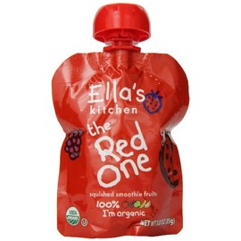 Ella's Kitchen Organic Smoothie Fruits, The Red One, 3 Ounce Pouches (Pack Of 7)