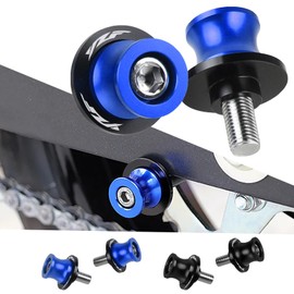 YIEBA M6 Motorcycle Swingarm Spools Swing Arm Spool Swing Arm Bobbins Sliders Stand for YZF R7 2021+ YZF R6S 2006 - 2009 YZF R1 R6 1998 - 2016 R6S YZF-R6S (All Models) (Blue)