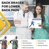 JIUFENTIAN Copper Back Braces for Lower Back Pain with Support