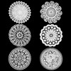6PCS White Vintage Crochet Doilies, 6 to 7 Inch Crochet