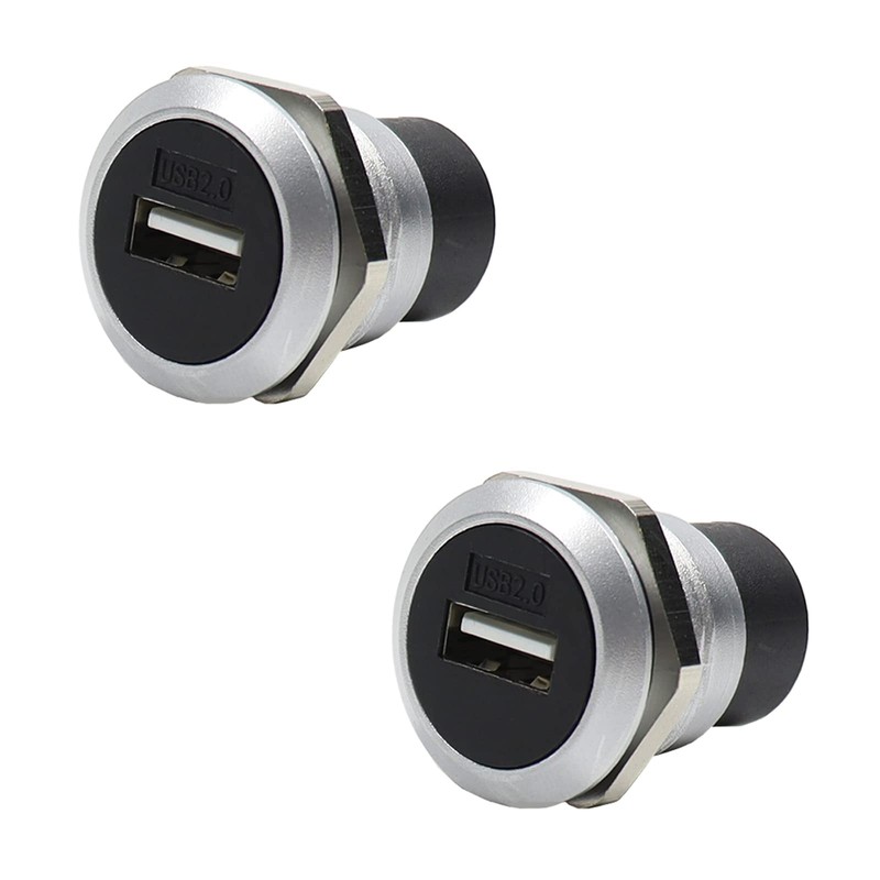 PENGLIN USB 2.0 Panel Mount Coupler Pack of 2, USB