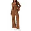 BTFBM Women's Fall Lounge Sets 3 Piece Outfit Tracksuits Casual