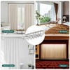 50PCS Heavy Duty Curtain Rings with Eyelet - Smooth Glide
