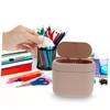 Ipetboom Hanging Car Trash Can with Lid Small Plastic Vehicle
