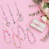 Relaxweex 7 pieces Mobile Phone Charms Cute Beaded Phone Lanyard