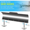 69212 Snow Plow Skid Shoe Blade Protector Replacement Skids Shoes