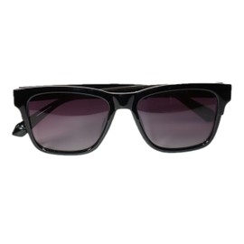 Sunglasses for Men Hiking Fishing Polarized UV 400 Square Black Frame Black Gradient Lens