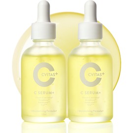【濃密美容液2本セット】 CVITASプラス ビタミンC アゼライン酸 レチノール バクチオール C SERUM+ セラム 美容液 (約2ヶ月分) 50ml 毛穴ケア 柑橘 香り シービタス CVITAS +