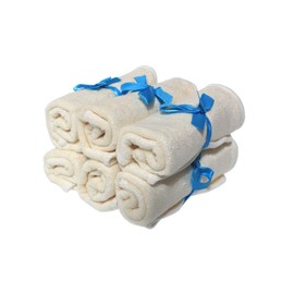 Premium Bamboo Baby Wash Cloths (Pack of 6) - Ultra Soft and 100% Natural, Machine Washable, Gift Set