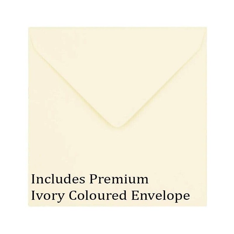 Christmas Card Cute Xmas Baubles 145 x 145mm