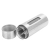 Stainless Steel Condiment Seasoning Container Pots Set with Spice Rack