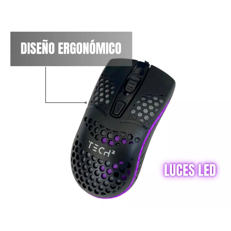 Multilaser Teclado Mouse Y Audífonos Gamer Ergonomico Con Luces Led