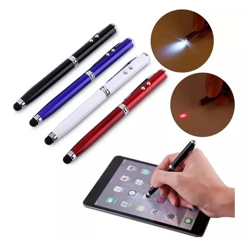 Universo en Linea Pluma 4 En 1 Stylus Touch Lampara