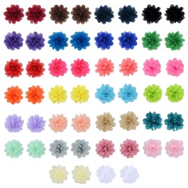 NUOSYI 52PCS Flower Bows Alligator Hair Clips for Cat Dogs Puppy Birds Ducks Horse Chicken Pets Barrettes Outdoor Party Birthday Grooming Hair Accessories