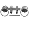Haven Heritage Ring Gate Latch 180mm, 7 inch Gate Latch, Galvanised Gate Ring Latch - for Secure Wooden Gates Fastening, Durable & Reliable Gate Latch Solution - No.1136 Plain Ring Handled Gate Latch