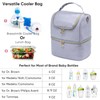 Breastmilk Storage Bag with Ice Pack for 6 Mam Bottles