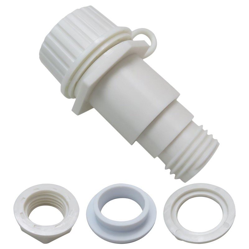 Suifaqi Upgrade Cooler Replacement Threaded Drain Plug with Plastic Tethered