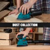 DOVAMAN DLS03A Detail Sander, 130W Palm Sander Tool, Dust Collection