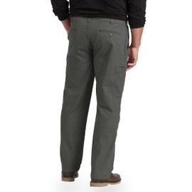 Lee Men's Big & Tall Extreme Motion Canvas Cargo Pant Shadow 46W x 32L
