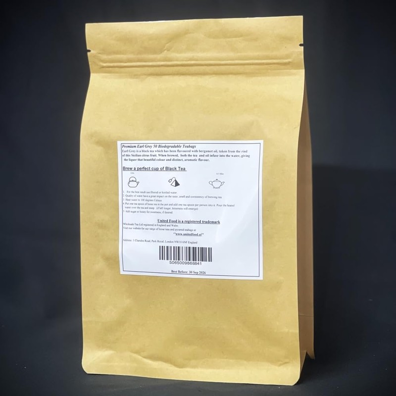 English Breakfast, Biodegradable Pyramid Teabags (50)