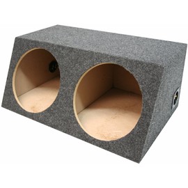 American Sound Connection H212 2 x 12-Inch Deep Angle Round Sub Box (Dual)