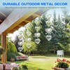 Ouraqto Heart Bird Scare Discs Set 4PCS Bird for Outside