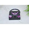 SuperDigitalOutlet 350mm/13.5" Purple Spoke PVC Leather Deep Dish Steering Wheel