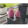 AcubycArt Large Decorative Easter Eggs (Set of 2) (Pink/Grey)