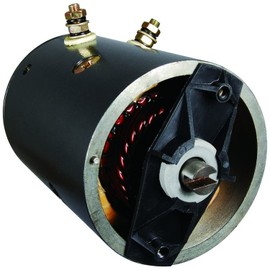 Parts Player - Snow Plow Motor Compatible With Fisher & Western Horizontal Mounting 46-4175 4 Field Coils MUE6202A MUE6202AS 66503 21500