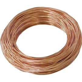 Rocky Mountain Goods Copper Wire 24 Gauge 100 Foot - Soft Copper Wire for Plants, Jewelry Making, Crafts, Grounding - Quality Copper Used for Electroculture Plant Yields, Wire Craft