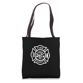 Fire Department Logo Uniform Fireman Symbol Firefighter Gear Tote Bag