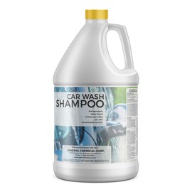 AutoGeneral Car Wash Shampoo - Concentrated Automotive Shampoo for Efficient Deep Clean & Shine of Car Exterior - Pre-Wax Wash For Auto Detailing - Foaming Soap - pH Balanced & Low VOC - 1 Gallon