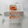 30 Pcs Spring Press on Nails Short Almond,YIHONGYAN 3D Pearls