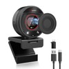 Angetube 4K Webcam for PC, 1080P@60FPS Streaming Camera with PDAF
