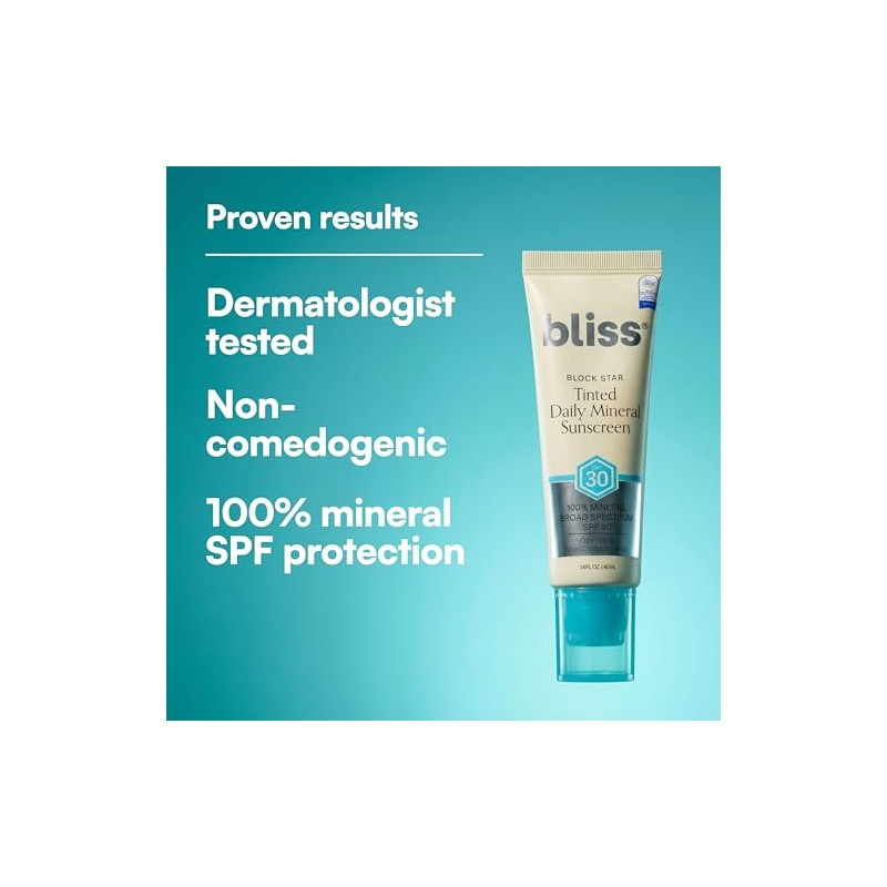 Bliss Block Star Spf 30 Protector Solar Tintado Diario Invisible