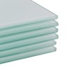 Harbour Housewares Glass Coasters - Square - 10cm - White