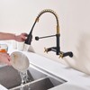 Wall Mount Kitchen Faucet, 8 Inch Center Wall Mount Faucet