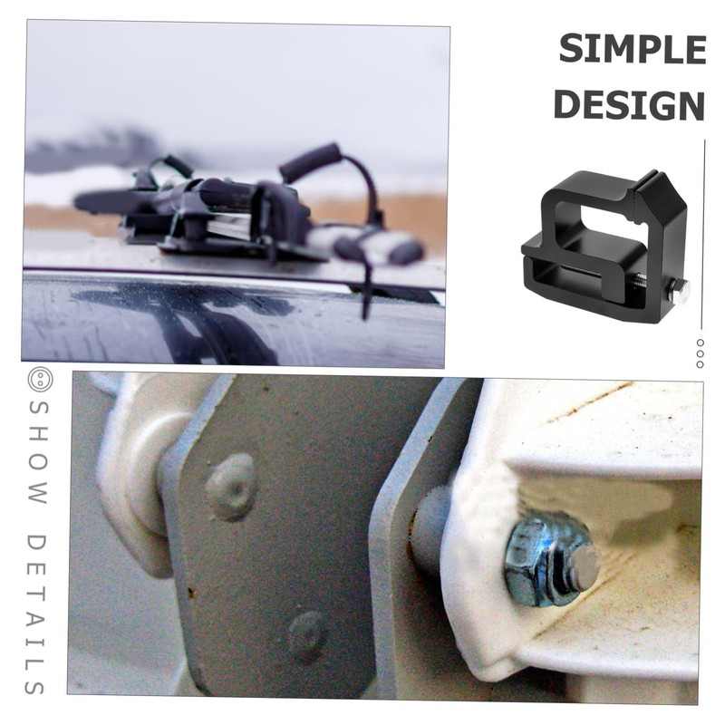 Zerodeko Ladder Rack Mounting Clamp Heavy Duty Truck Cap Clamp