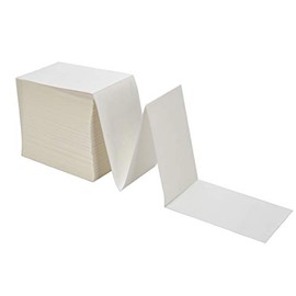 9527 Product Fanfold 4 x 6 Direct Thermal Labels White Perforated Shipping Labels,1 Stack,Total 1000 Labels