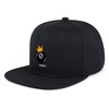 8 Ball Hip-Hop Snapback Hat Embroidered Black Baseball Cap Billard